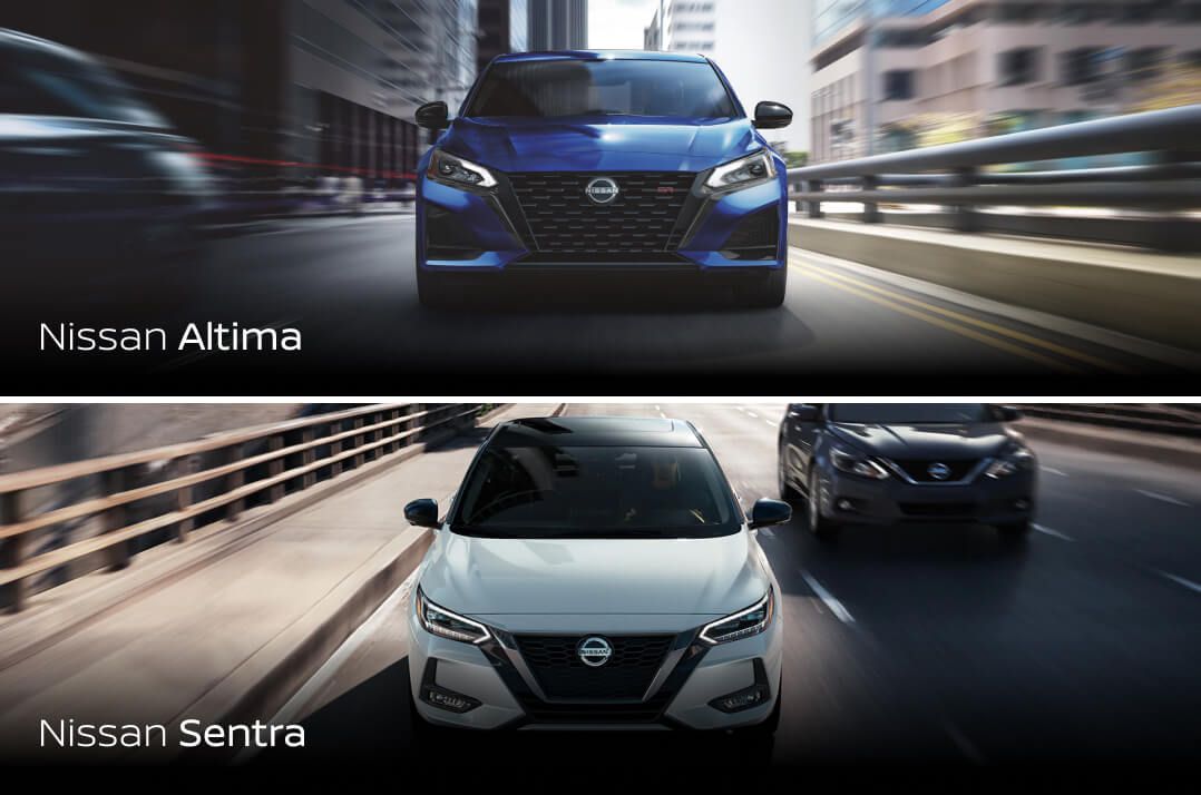 Nissan Altima vs. Nissan Sentra: Exterior Design & Style
